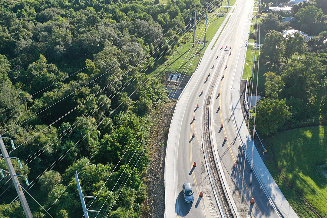 September 2025 Aerial photo of project