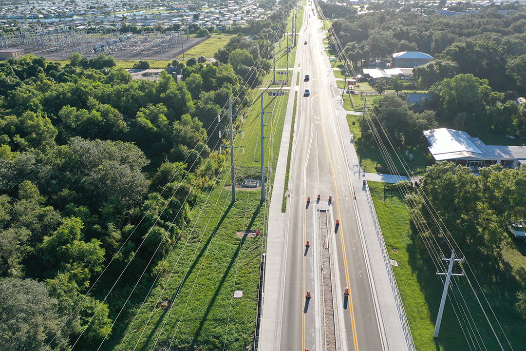 September 2025 Aerial photo of project