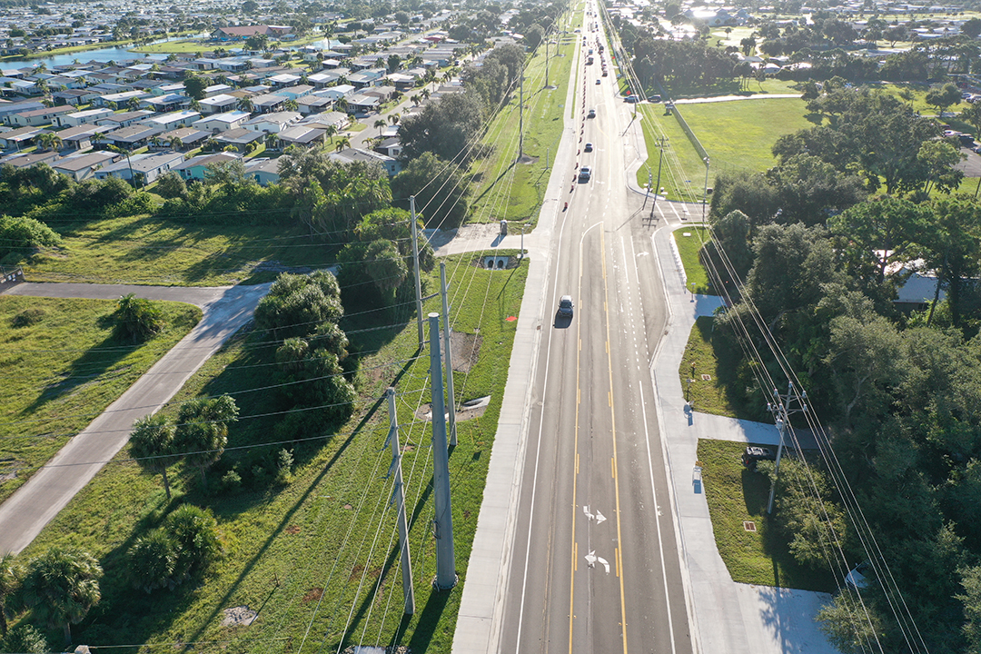 September 2025 Aerial photo of project