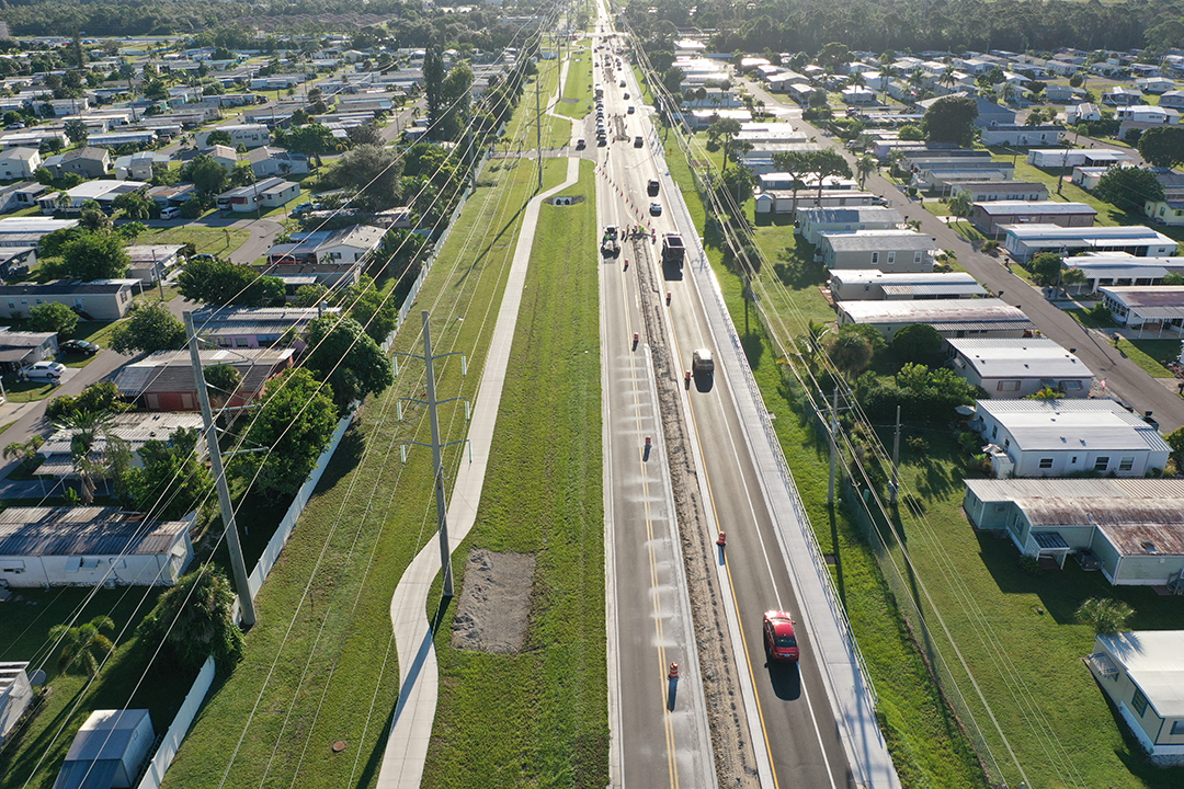 September 2025 Aerial photo of project