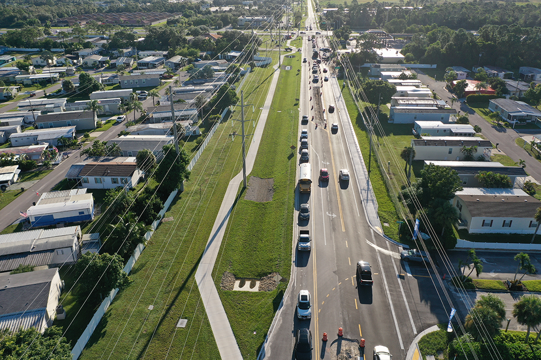 September 2025 Aerial photo of project