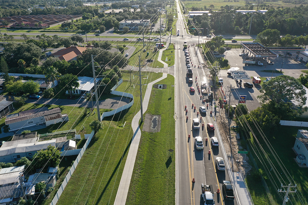 September 2025 Aerial photo of project
