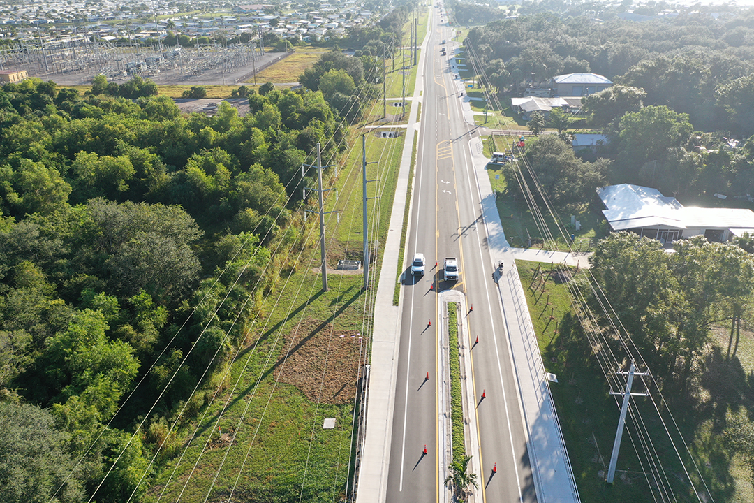October 2025 Aerial photo of project