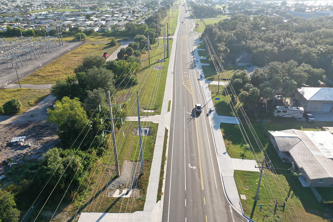October 2025 Aerial photo of project
