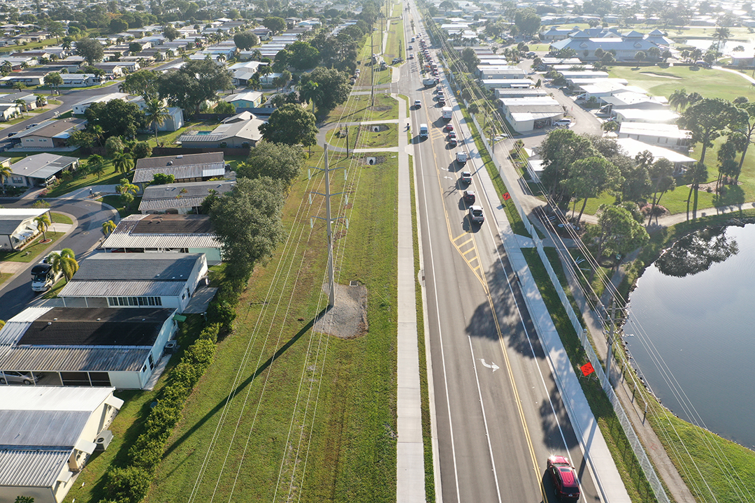 October 2025 Aerial photo of project