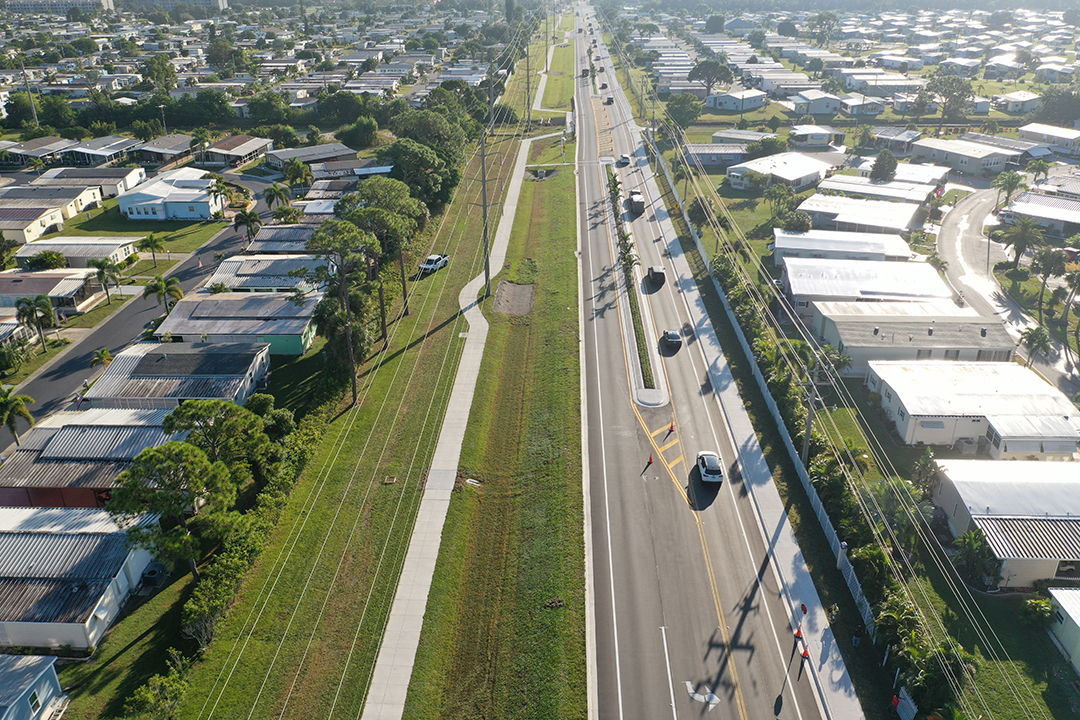 October 2025 Aerial photo of project
