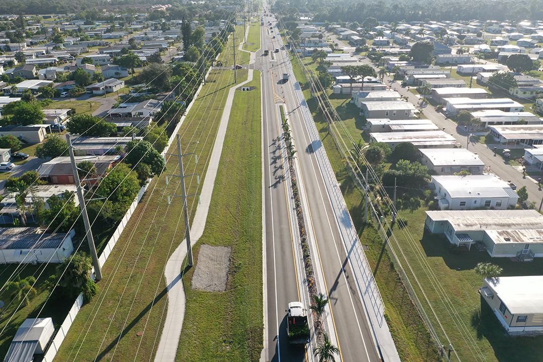 October 2025 Aerial photo of project