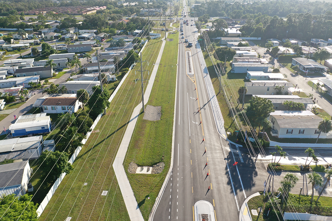 October 2025 Aerial photo of project