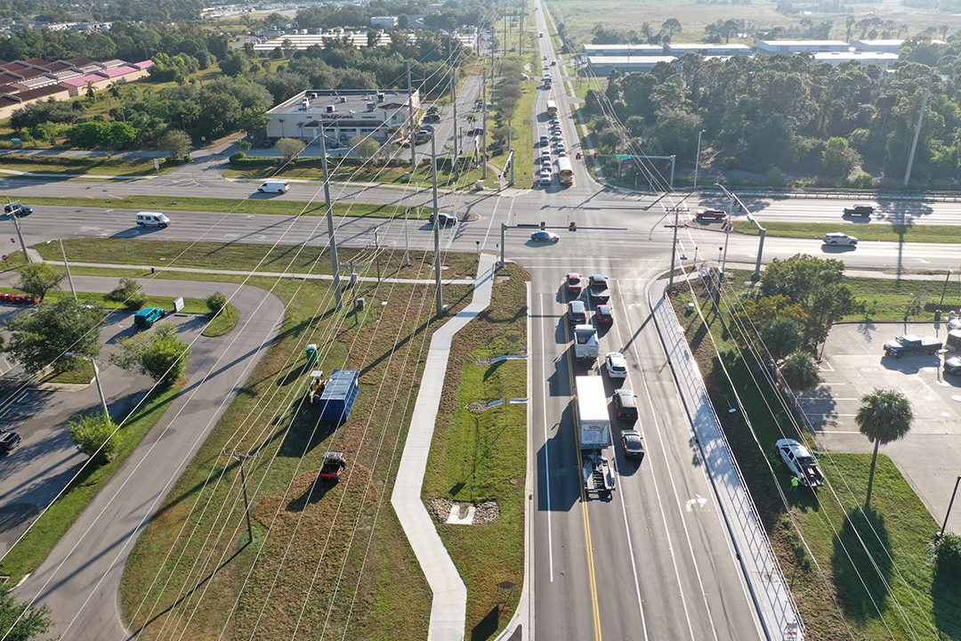 October 2025 Aerial photo of project