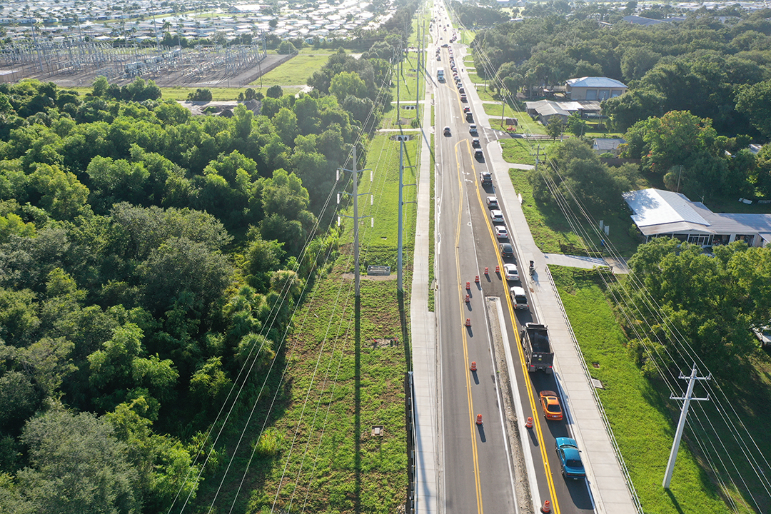 August 2025 Aerial photo of project