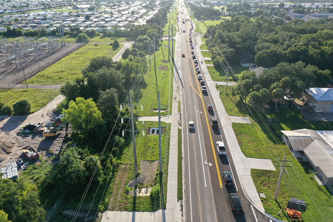 August 2025 Aerial photo of project