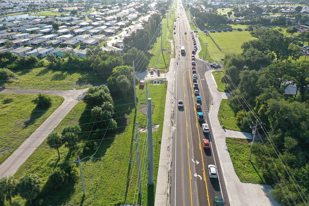 August 2025 Aerial photo of project