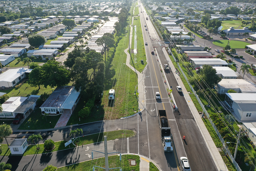 August 2025 Aerial photo of project