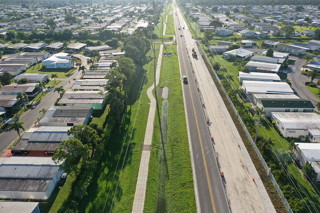 August 2025 Aerial photo of project