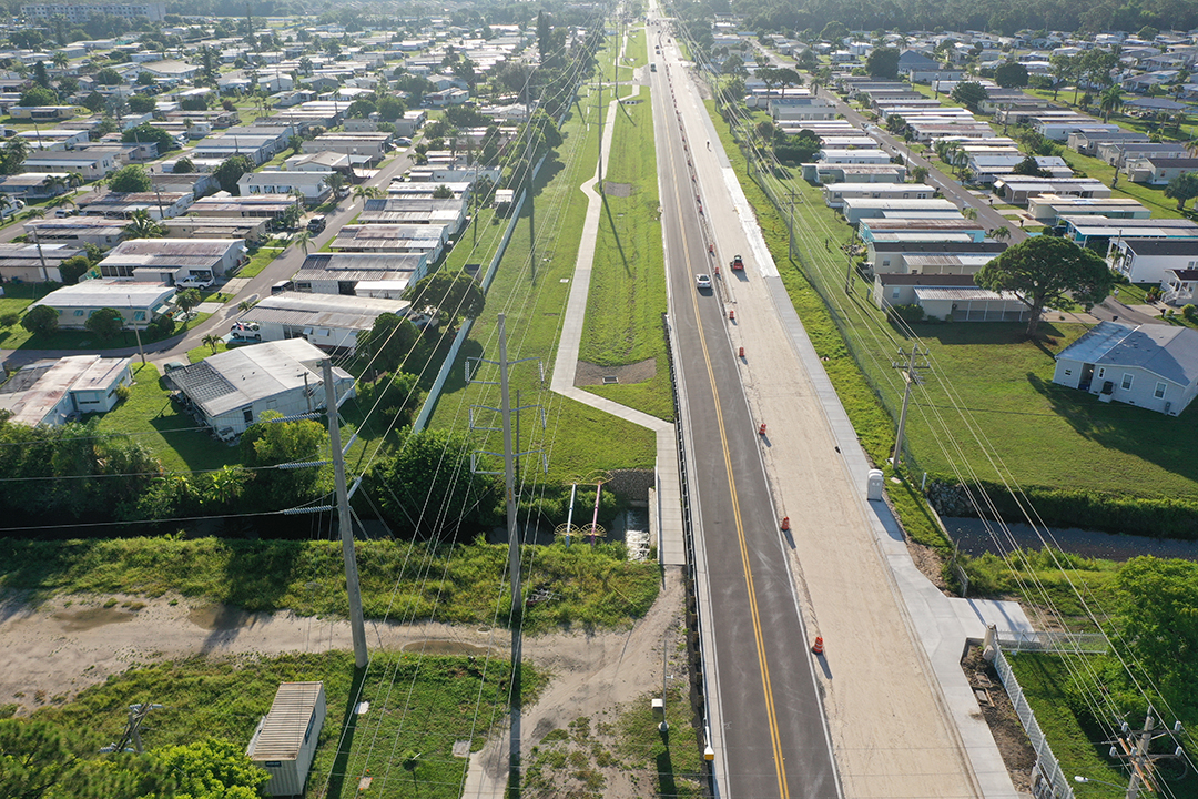 August 2025 Aerial photo of project