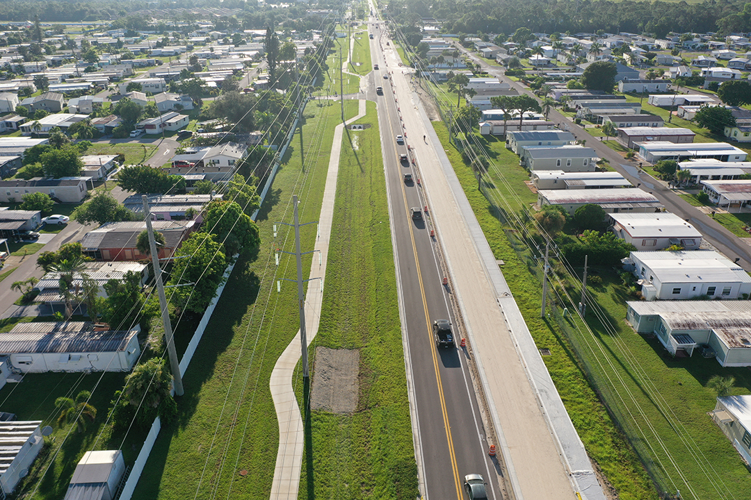 August 2025 Aerial photo of project