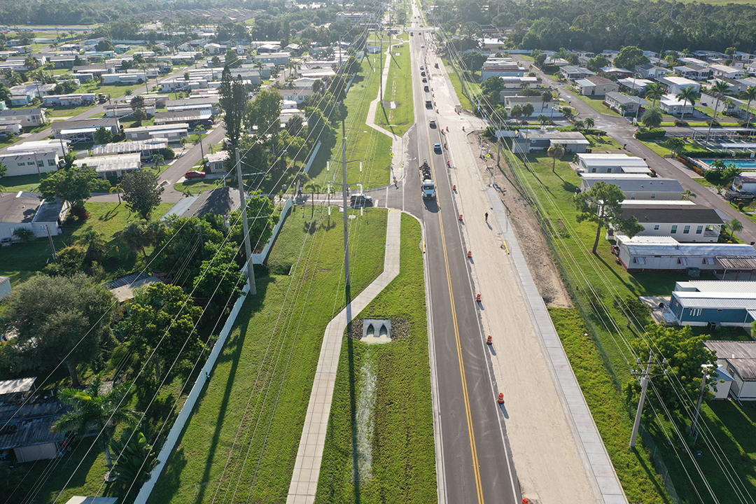 August 2025 Aerial photo of project