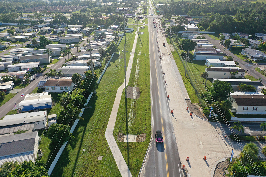 August 2025 Aerial photo of project