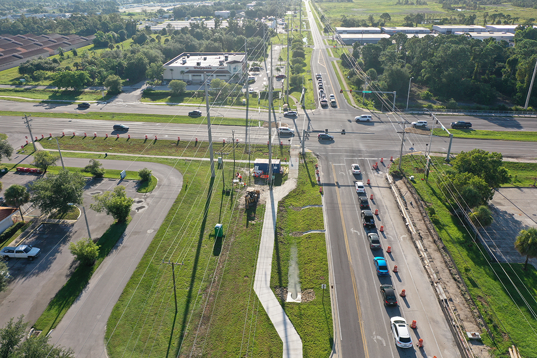 August 2025 Aerial photo of project